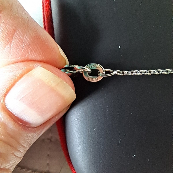 Sterling Silver Tampa Bay Ligtning Small (1/2 Inch) Pendant w/ 19" Necklace - Picture 9 of 9